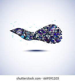 abstract vector element consist of many particles