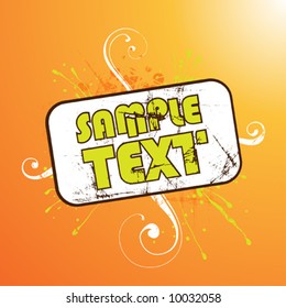 Abstract vector element for spring design.