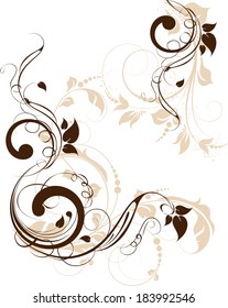 Abstract vector element. Suits well for design