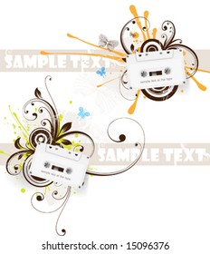 Abstract vector elements for design.