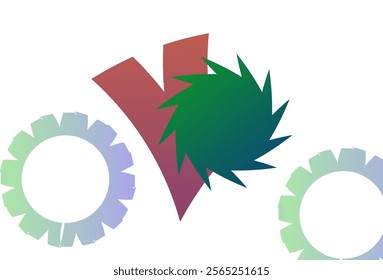 Abstract vector elements and shapes design