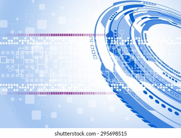 abstract vector engineering technology background design
