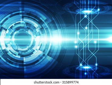 abstract vector engineering technology background, illustration