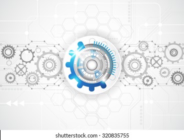 Abstract Vector Engineering Technology Background Illustration Stock ...