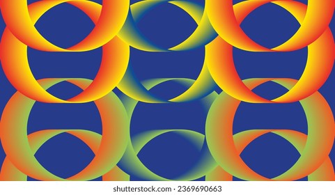 Pasos vectoriales abstractos. fondo abstracto con líneas de círculo coloridas, patrones tipo anillo con una combinación de varios colores que son muy hermosos.