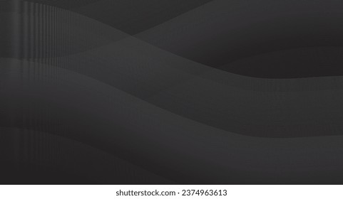 abstrakte Vektoreps. Abstrakter Hintergrund mit bunten, gekrümmten Linienmustern, die sich wie ein Körper einer Schlange bilden. mit einer Kombination aus dunklem Schwarz und hellem Schwarz.