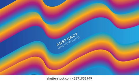abstract vector eps. Abstract background of space objects running horizontally from colorful lines, rainbow-like patterns lined up above the clouds, with beautiful rainbow color combinations.