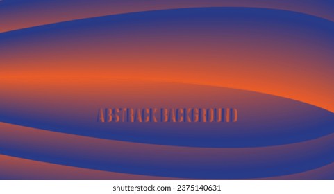 abstract vector eps. colorful curved lines abstract background. Quality design with a cool combination of light orange and purple colors.