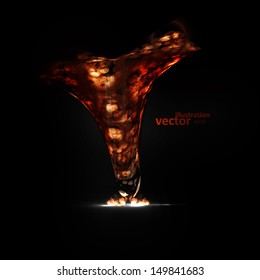 Abstract vector eps10. Creative dynamic element,  light lines Illustrations.