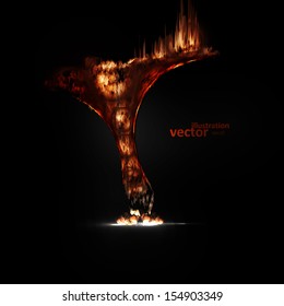 Abstract vector eps10. Creative dynamic element,  light lines Illustrations.