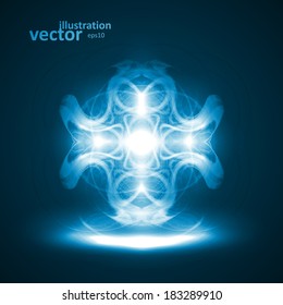 Abstract vector eps10. Creative dynamic element, light lines Illustrations.