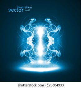 Abstract vector eps10. Creative dynamic element, light lines Illustrations.