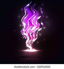 Abstract vector eps10. Creative dynamic element, light lines Illustrations.