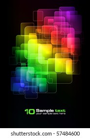 Abstract vector eps10 glowing background. For your design.