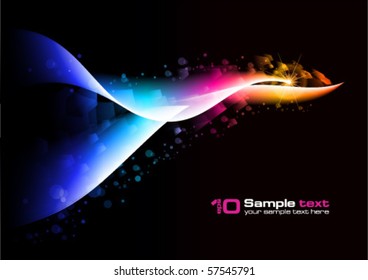 Abstract vector eps10 glowing background. For your design.