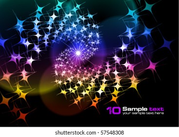 Abstract vector eps10 glowing background. For your design.