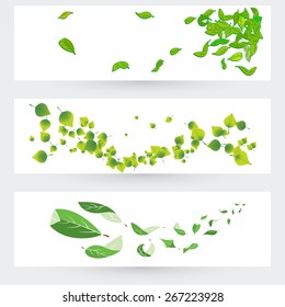 Abstract vector eps10 headers with place for your text