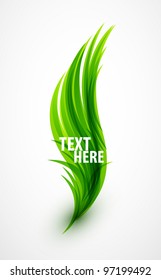 Abstract vector eps10 lines feather design background for your message