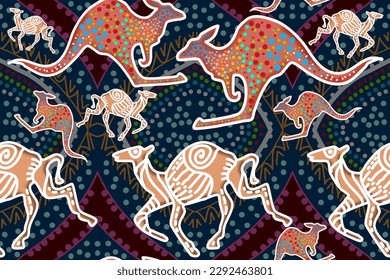 Abstract vector, Ethnic ikat seamless pattern, African style, Chevron embroidery, Paisley embroidery, Navajo aboriginal pattern, Aztec and tribal motifs, geometric pattern, Vector hand drawn style.