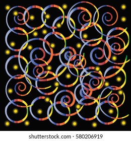 Abstract vector exture background with circles