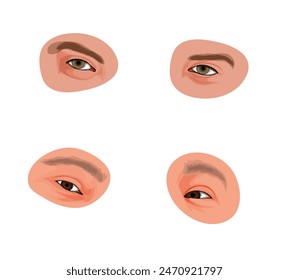 Abstract Vector Eyes. Illustrator and designer. Wedding Invites, save the date, Birthday Invites, Video Invites, E-Cards.