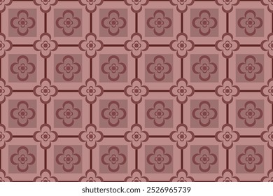 Patrón de tela de Vector Abstractas, patrón floral en diseño de baldosas de cerámica geométrica sin costuras para Fondo de pantalla, Imagen de fondo, baldosa, patrón de tela.
