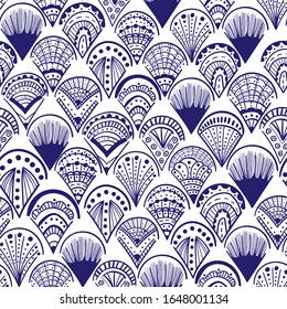 Diseño abstracto vectorial sin fisuras en fondo blanco. Concepto de papel impreso, tarjetas, papel pintado, papel envolvente 