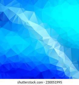 abstract vector fashionable background with polygon item pattern for design line water conceptual scene numeric glass cloud trendy site blue fancy lighting imprint warm banner straight booklet futuris