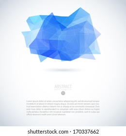 abstract vector fashionable scene with triangle item line white star colourful abstract background scene colorful digital modern site business blue fancy light print art concept creative flag drop fut
