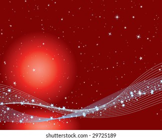 Abstract vector festive background in red colors