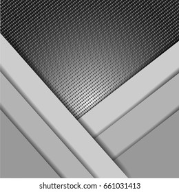 abstract vector fiber carbon in black and grey background