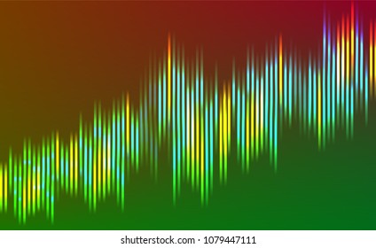 Abstract vector finance  big data graph visualization. Stock index infographics. Visual information complexity. Intricate data threads chart. Business analytics. Artifficial inteligence.