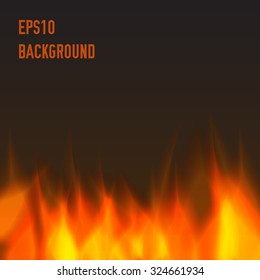 abstract vector fire background