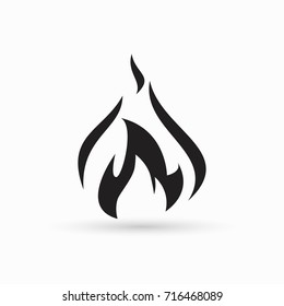 abstract vector Fire Icon
