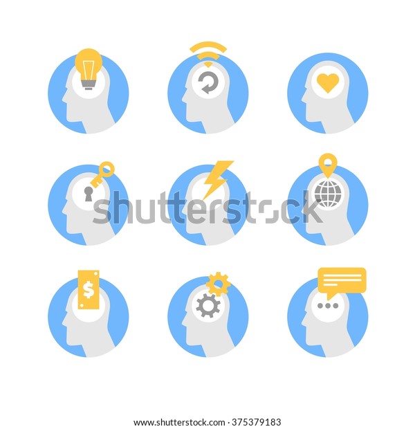 Abstract Vector Flat Design Colorful Icon Stock Vector Royalty Free 375379183