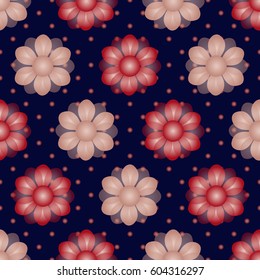abstract vector floral background illustration