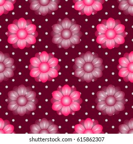 abstract vector floral background illustration