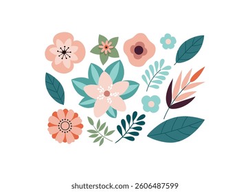 abstract vector floral background or pattern