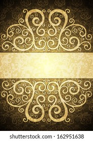 Abstract vector floral illustration.