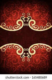 Abstract vector floral illustration.