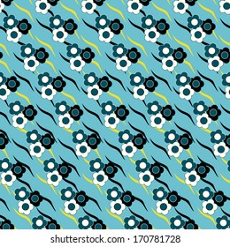 abstract vector floral illustration