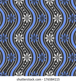 abstract vector floral illustration