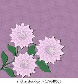 abstract vector floral illustration