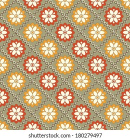 abstract vector floral illustration