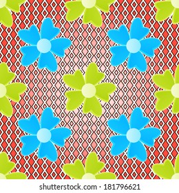 abstract vector floral illustration