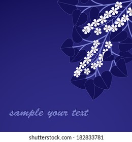 abstract vector floral illustration 