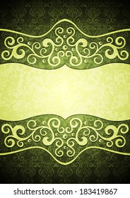 Abstract vector floral illustration.