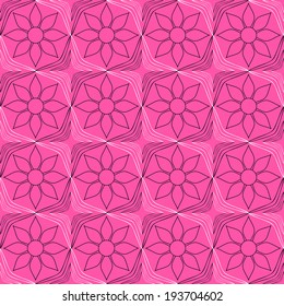 abstract vector floral illustration