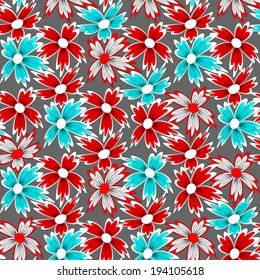 abstract vector floral illustration