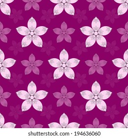 abstract vector floral illustration
